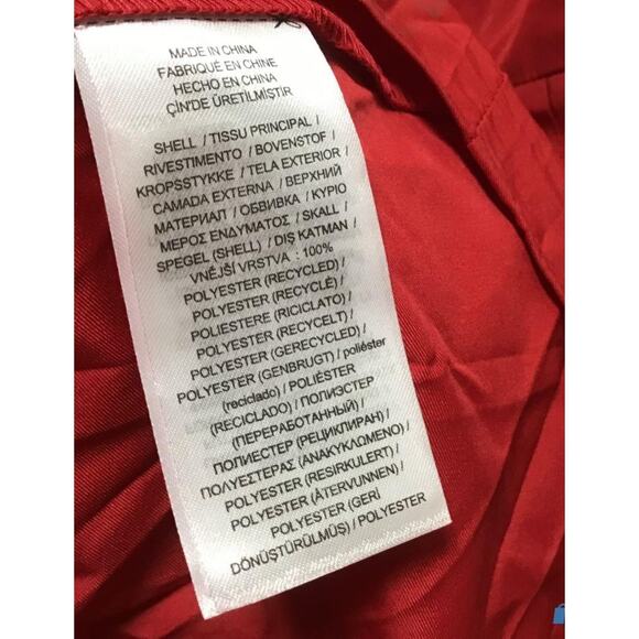 Ralph Lauren Size 4 Red Belted Taffeta Cocktail Dress Missing Belt - Picture 5 of 7